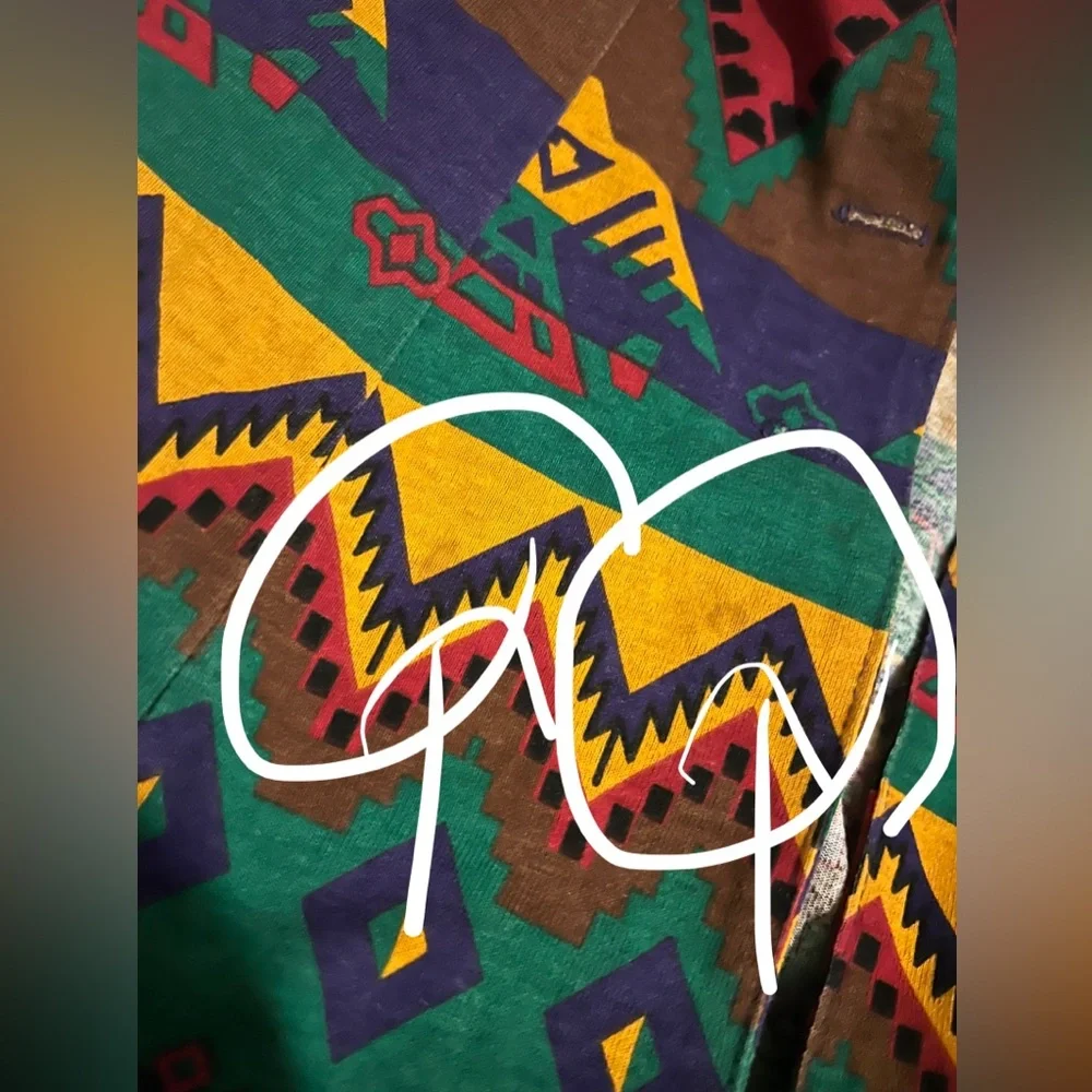 Colorful Patterned Women's Blazer/cardigan. READ DESCRIPTION - Picture 3 of 3
